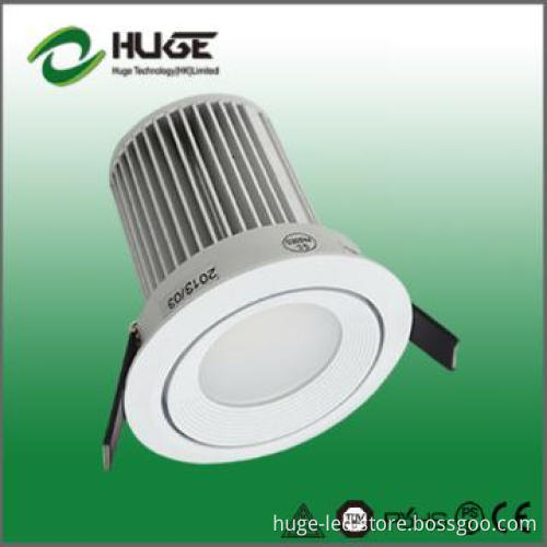 Ceiling led lights with cutting size 80mm 3000k 600lm